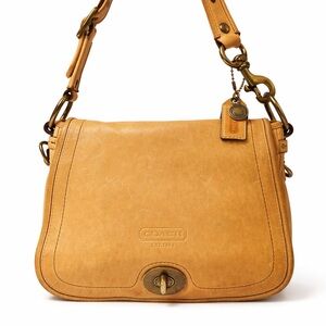 Coach Legacy Ali 65th Anniversary Flap Bag 11134 Whiskey Vachetta Leather RARE